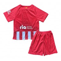 Camisa de time de futebol Atletico Madrid Replicas 1º Equipamento Infantil 2023-24 Manga Curta (+ Calças curtas)